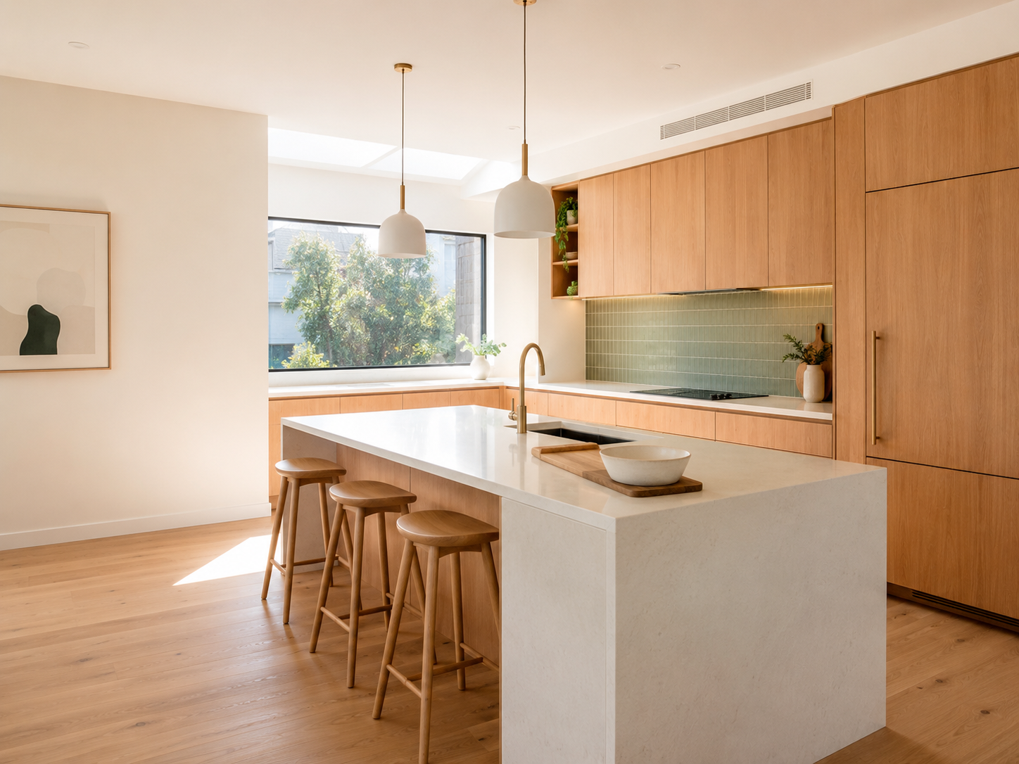 Modern kitchen renovation by Hearth and Stone