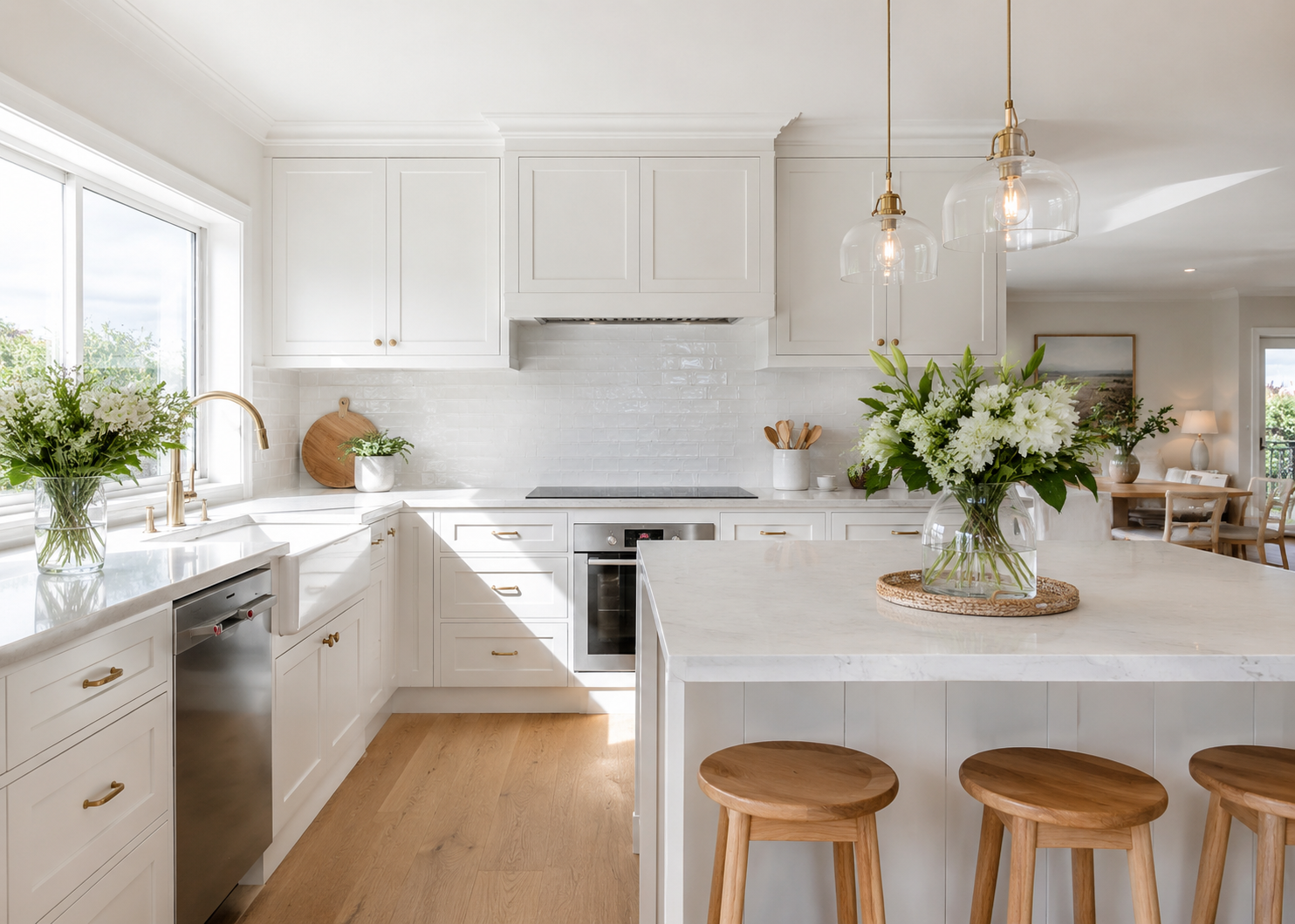 Classic bright kitchen renovation