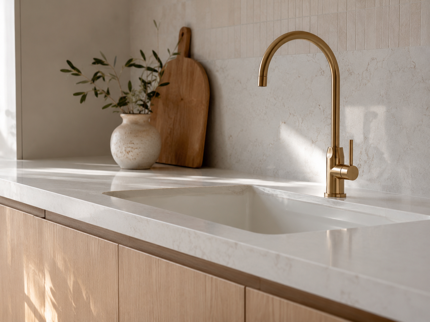Benchtops and splashbacks